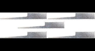 Faller - 5 Wisselmesjes, zaag, fijn - modelbouwsets, hobbybouwspeelgoed voor kinderen, modelverf en accessoires