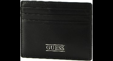 GUESS Leren Kaarthouder New Boston Card Case Black Zwart