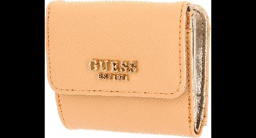 GUESS Portemonnee Laurel Card & Coin Purse Apricot Cream Abrikoos