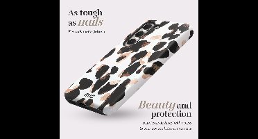 MIO by Mobilize Hoesje | Geschikt voor Samsung Galaxy S24 FE | Compatibel met MagSafe | Hard Shell Back Cover | Leopard