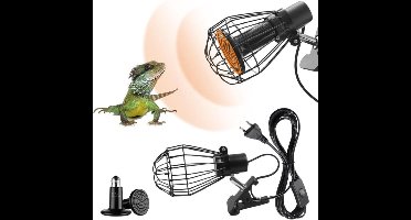DailySupplies® Warmtelamp Reptielen - Terrarium - Zwart