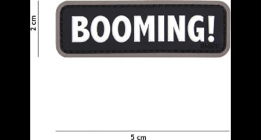 101 Inc Embleem 3D Pvc Booming   Zwart  18048
