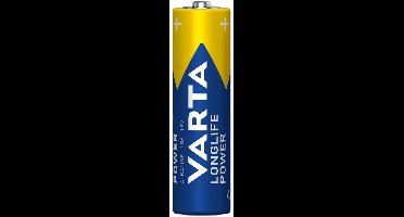 Varta Longlife power AA Single Blister (10x 8 stuks)
