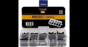 Inbusbout assortimentsdoos 120-delig - TOPGEAR