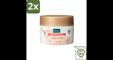 Kneipp – Body Scrub – Silky Secret Cream & Oil – 200 g - Voordeelverpakking - 2 stuks - Exfoliatie - Zijdeboombloemextract