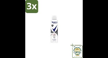 3 x Rexona – Deodorant Spray – Active Protection Invisible – 150 ml - Grootverpakking - Anti-transpirant Spray - Zweetbescherming - Lichaamsgeur - Deodorant Spray - Zichtbare Vlekken