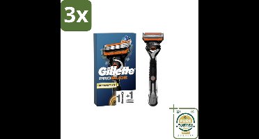 3 x Gillette - ProGlide Power – Scheersysteem – Elektrisch - Grootverpakking - Scheermes - Scheermesje - Scheren - Scheren Voor Mannen - Scheren Voor Gevoelige Huid