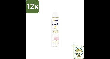 Dove Deodorant Spray Calming Blossom 150 ml - Voordeelverpakking - 12 stuks - Huidverzorging - Alcoholvrije deodorant