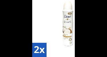 Dove – Deodorant Spray – Restoring Ritual Cocos & Jasmijn – 150 ml - Voordeelverpakking - 2 stuks