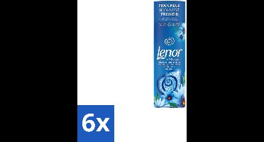 6 x Lenor In-Wash Geurbooster Zeebries 19 wasbeurten 235 gr - Zeebries Geur - Wasparfum - Wasgeur - Waskast - Wasmachine