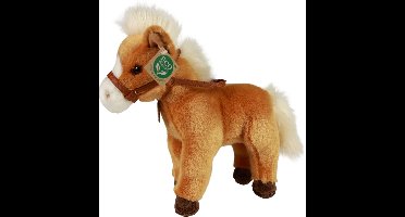 Rappa Eco Friendly Knuffel Paard - Lichtbruin Pluche - 30 cm
