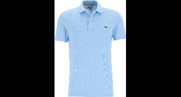 Lacoste Pique Poloshirt Lichtblauw - Maat L - Heren