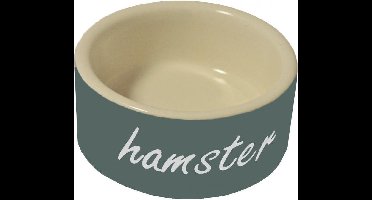 Hm Voerbak Keramiek Hamster 6 cm Grijs