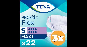 3x Tena Flex maxi maat S (22 stuks)