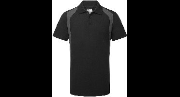 Portwest WX2 Poloshirt korte mouw CD812 - Zwart/Grijs - L