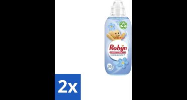 2 x Robijn – Wasverzachter – Morgendauw – 650 ml - Wasverzachter - Wasgeur - Zachtheid - Frisheid - Wasmiddel