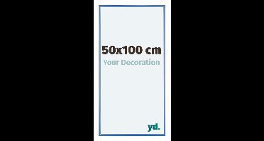 Your Decoration - Fotolijst 50x100 cm - Aluminium - Staal Blauw - Kent