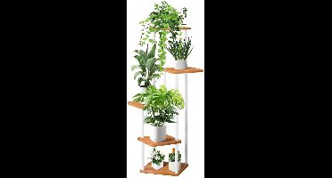 Core® Plantenladder - Plantenrek - Plantenstandaard – Wit - 30cm x 30cm x 106cm