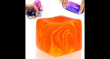 1 stuk Sensorisch speelgoed – 5.5cm draaibare knijpblokken – Geschikt voor kinderen en volwassenen (ook met autisme) – Duurzaam materiaal – Rustgevende vingerspinners, zachte textuur, schommelend ontwerp