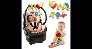 Spiraalvormige kinderwagen hangende - speelgoed voor baby's -kinderwagen speelgoed, baby wieg spiraal speelgoed spiraal, wikkelbare kinderwagen kinderwagen/autostoel/wieg sensorische vroege educatie speelgoed voor peuters en kleuters