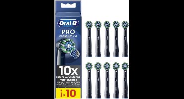 Oral-B Opzetborstels Pro Cross Action Zwart - 10 stuks