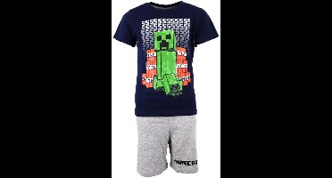 Minecraft - shortama Minecraft- jongens- maat 134