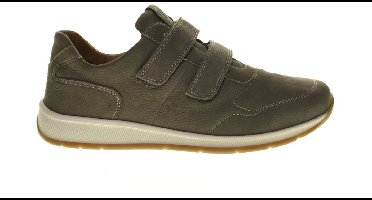 Heren Velcroschoenen Extra Breed Taupe Waldlaufer maat 46