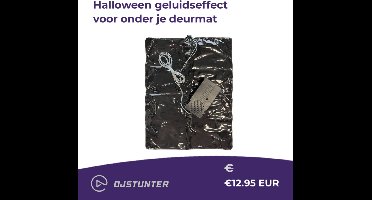 Halloween geluidseffect voor onder je deurmat