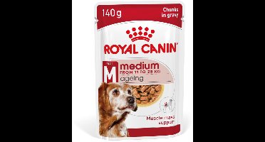 Royal Canin Medium Ageing 10+ Natvoer - 10x140 g - Hondenvoer