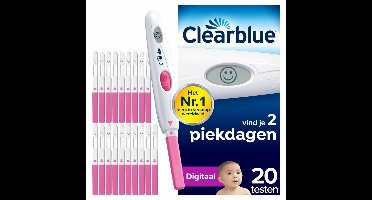 6x Clearblue Ovulatietest Digitaal 20 stuks