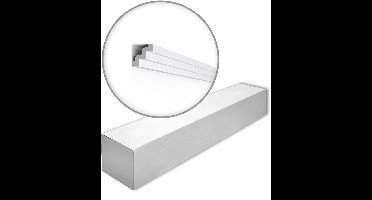 NMC ST3-box-10 NOMASTYL Noel Marquet 1 doos 10 stukken Kroonlijst modern design wit | 20 m