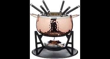 RVV® Fondueset - Fondue - Fondueset elektrisch - Koper - ‎25cm x25cm x 20cm