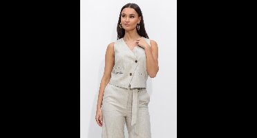 Beaumont Molly Gilet Blazers Dames - Zand - Maat 40