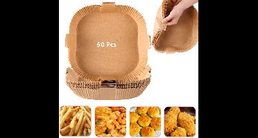 Airfryer wegwerppapier met handvat 50-pack