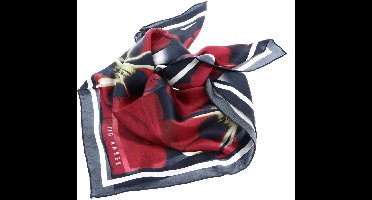Ted Baker sjaal Jeeann Silk Square Scarf Blue veelkleurig