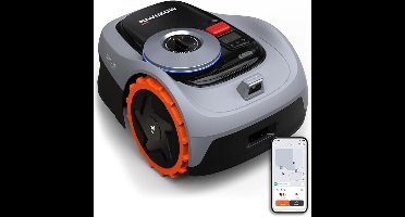 Segway Navimow - i105E Robotmaaier – 600 m² – Zonder Perimeterdraad – Automatisch grasmaaien –GPS RTK & AI – Bediening via App – Stil & Slim Maaien – 18 cm Maaibreedte - Virtuele zones - Object herkenning - Alexa en Google smarthome ondersteuning