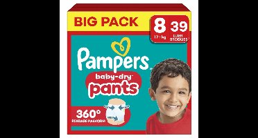 Pampers - Baby Dry Pants - Maat 8 - Big Pack - 39 luierboekjes