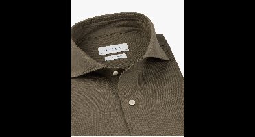 Profuomo - Overhemd Bruin Profuomo Ppxh10032 Lange Mouw Overhemd Bruin Ppxh10032