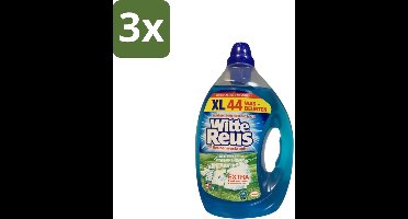 3 x Witte Reus - Vloeibaar Wasmiddel - 44 Wasbeurten - Wasmiddel - Witte Was - Vlekken Verwijderen - Wasbeurten - Wasresultaat