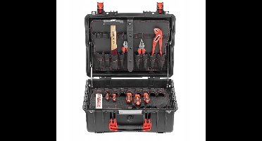 Gedore red Gereedschapskoffer Azubi L - 57-delig, robuust, kunststof