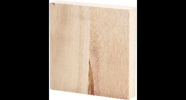 Knutselplank crea com ikoon 9.6x9.6x2cm hout | 12 stuks
