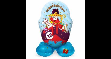 Folat - Staande Folieballon Sinterklaas - 72 cm - Welkom Sinterklaas - Sinterklaas versiering - Sinterklaas intocht - Sinterklaas en Piet -sinterklaas Cadeautjes