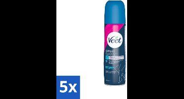 Veet - Ontharingsspray - Gevoelige Huid - Makkelijk Aanbrengen - 150 ml - Bulkverpakking - 5 stuks