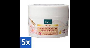 5 x Kneipp - Body crème - Soft Skin - Amandelbloesem - 200 ml - Huidverzorging - Bodycrème - Amandelolie - Shea Butter - Zachte Huid