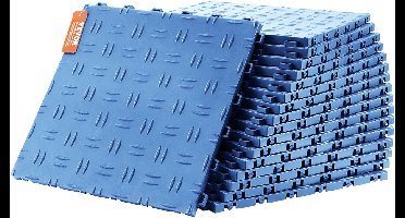 Garagetegels – Garagetegels – Vloertegels – Kliktegels – Vloermatten – Polypropyleen – 50 Stuks – 30x30x1,35 cm – Antislip Double-Side Textuur – Hoog Draagvermogen 2500 kg