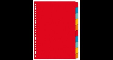 20 Sets kartonnen tabbladen A4 - 23-rings/gaats - gekleurde tabbladen - kantoorartikelen/benodigdheden