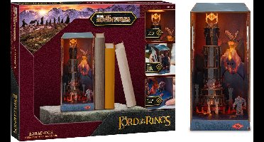 Revell Modelbouwpakket - 00537 Tiny Adventures - Lord of the Rings - Barad-Dûr - Boekhoekje met LED Verlichting - 18x11x23cm Houten - Revell - Modelbouw