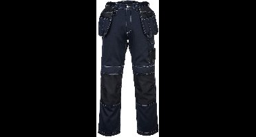 Portwest PW3 Werkbroek met holsterzakken T602 - Marine/zwart Kort - 40