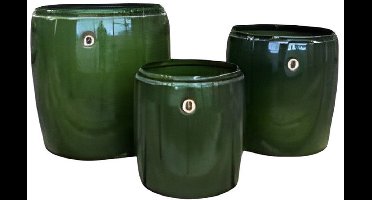 Buitengewoon de boet - Pot met rand Groen M 25x26cm