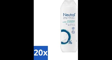 20 x Neutral - Shampoo - Gevoelige Huid - Anti-Roos - 0% Kleurstof & Parfum - 250 ml - Gevoelige Huid - Anti-roos Shampoo - 0% Parfum - 0% Kleurstof - 0% Parabenen